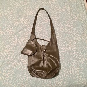 Rare Vintage HALSTON olive leather bag